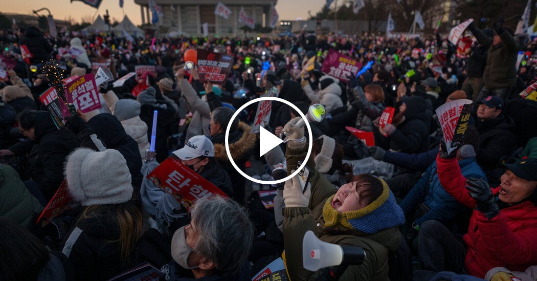 South Koreans Celebrate the President’s Impeachment in Seoul