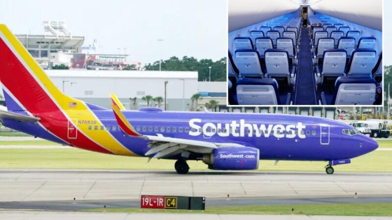 Southwest to end cabin service earlier to avoid ‘turbulence injuries’