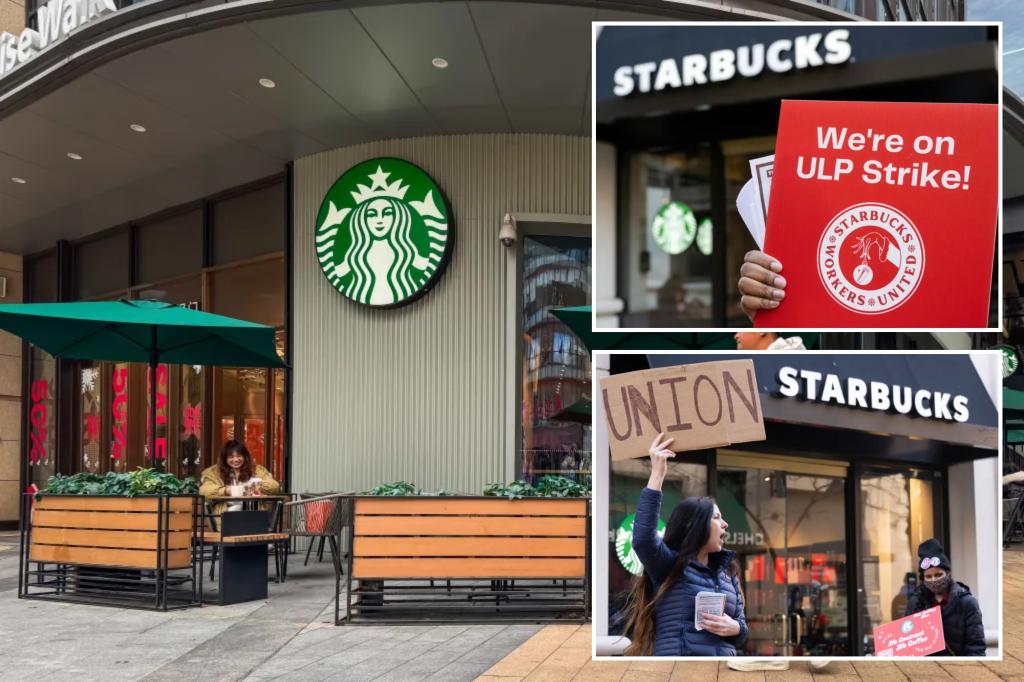 Starbucks workers strike ahead of Christmas rush