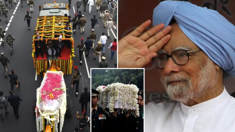 State funeral begins for former Indian Prime Minister Manmohan Singh, who instituted economic reform