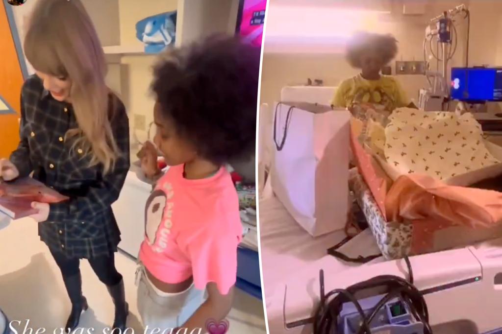 Taylor Swift surprises fan who called her outfit ‘tea’ with the same Miu Miu set