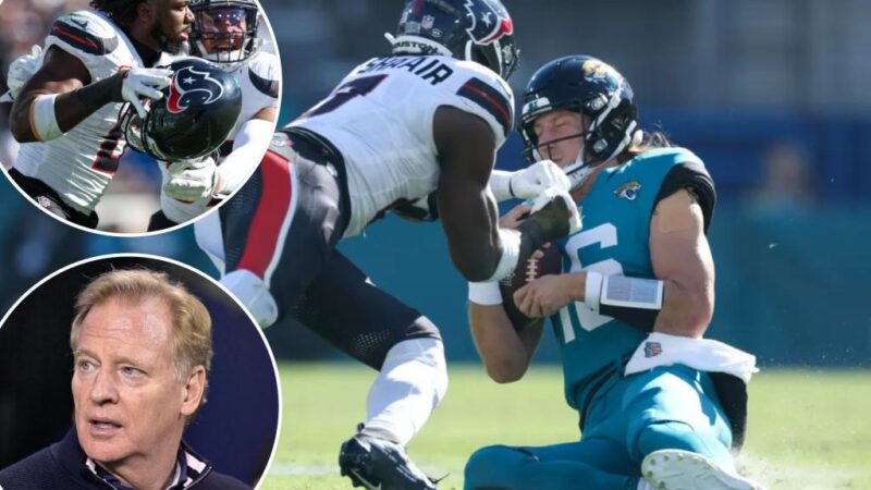 Texans’ Azeez Al-Shaair reveals Roger Goodell meeting over Trevor Lawrence hit