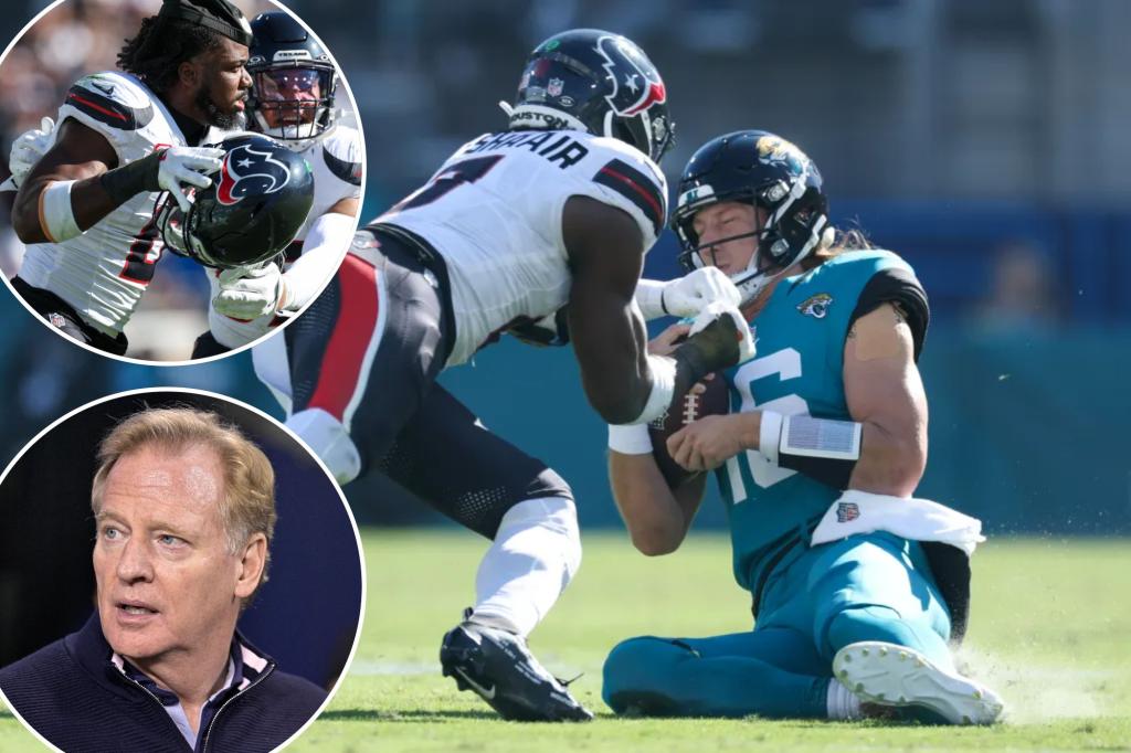 Texans’ Azeez Al-Shaair reveals Roger Goodell meeting over Trevor Lawrence hit