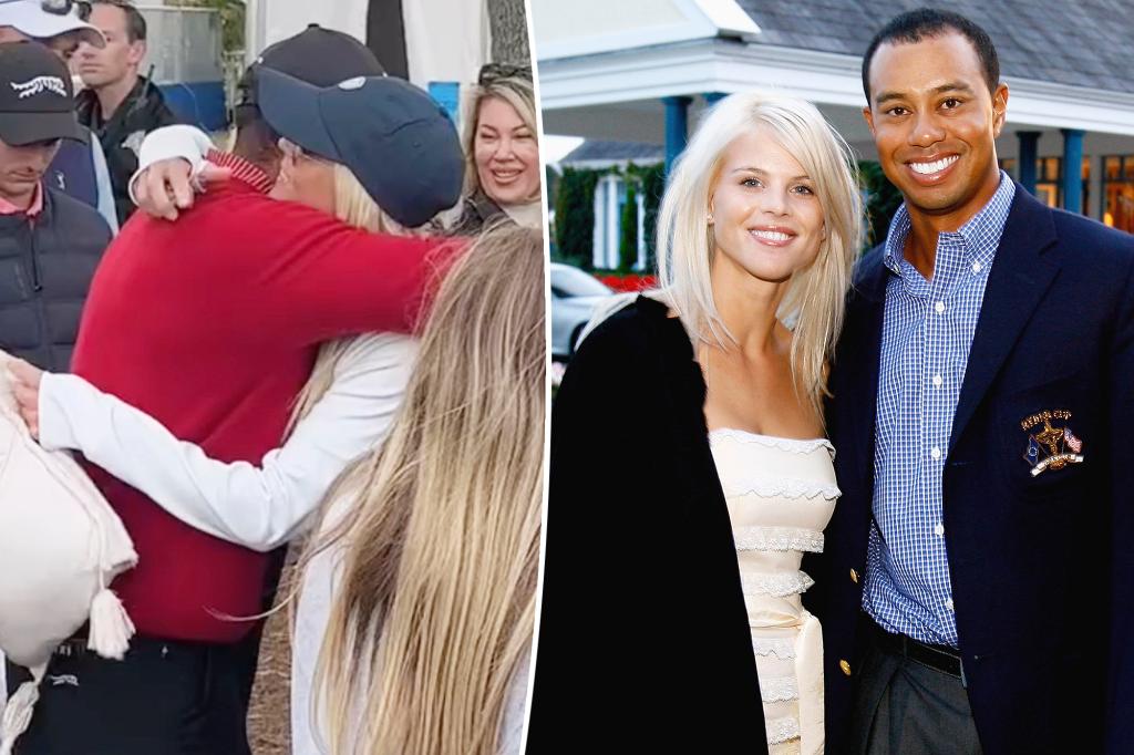 Tiger Woods reunites with ex-wife Elin Nordegren nearly 15 years after split