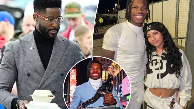 Travis Hunter, fiancée ‘can’t complain’ about drama: Nate Burleson