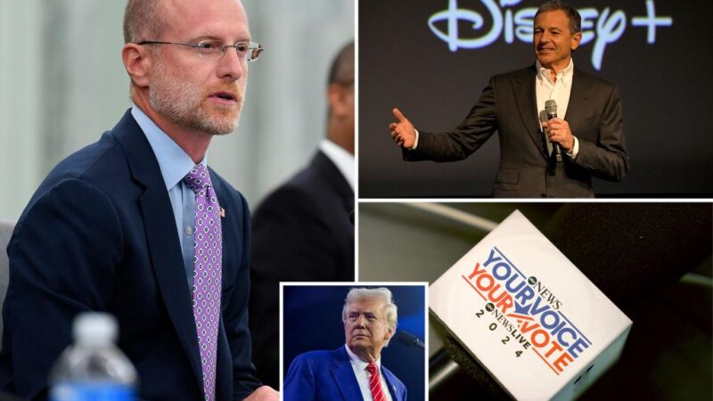 Trump’s FCC pick sends stern letter to Bob Iger ripping Disney-owned ABC News for role in ‘erosion in public trust’