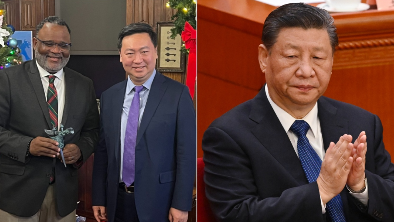 ‘Warm hospitality’: University president has repeatedly cozied up to top CCP officials