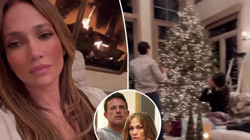 Jennifer Lopez shares glimpse inside cozy Christmas Eve celebration with her kids amid Ben Affleck separation