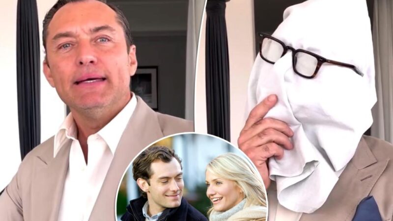 Jude Law teases ‘The Holiday’ sequel with Nancy Meyers and Mr. Napkin Head