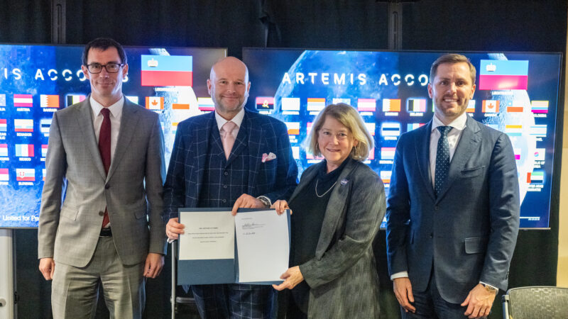 NASA Welcomes Liechtenstein as Newest Artemis Accords Signatory