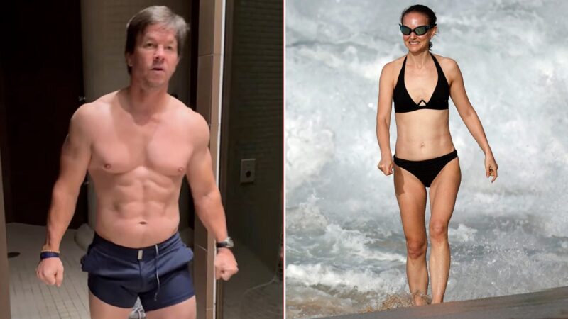 Mark Wahlberg, Natalie Portman heat up winter in swimsuits