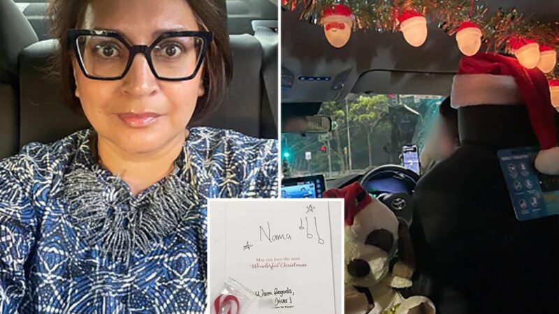 I thought my Christmas Uber driver was cute — but then he handed me a ‘creepy’ note