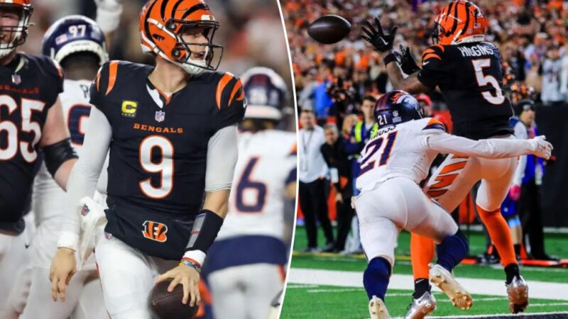 Dynamic Joe Burrow-Tee Higgins duo propels Bengals to wild OT win