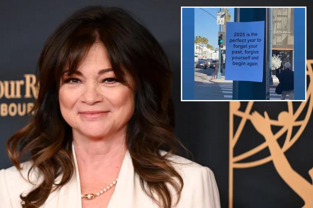 Valerie Bertinelli encourages followers to ‘begin again’ in the new year