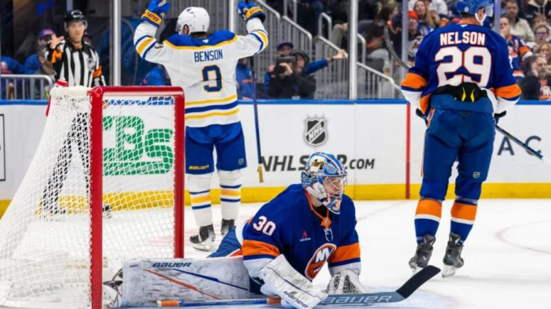 Islanders enter holiday break in Metro basement after dud against lowly Sabres