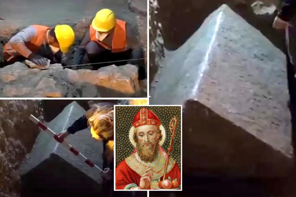 Sarcophagus of Santa Claus possibly discovered in Turkish church: report