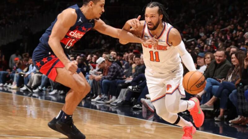 Jalen Brunson pours in 55 points to lead Knicks to win over Wizards