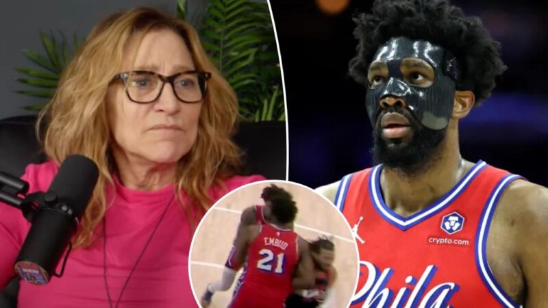 ‘Sopranos’ star Edie Falco blasts 76ers’ Joel Embiid: ‘He’s mean’