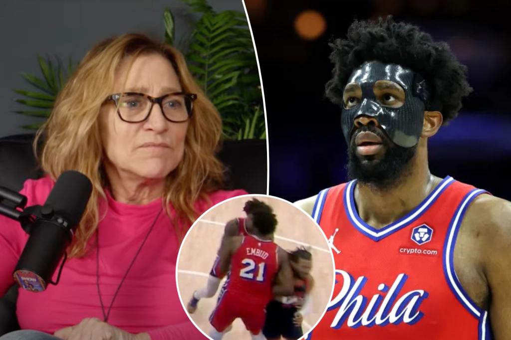 ‘Sopranos’ star Edie Falco blasts 76ers’ Joel Embiid: ‘He’s mean’