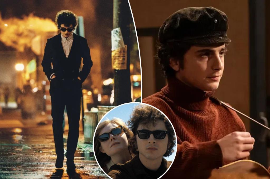 Timothée Chalamet makes a killer Bob Dylan in new biopic