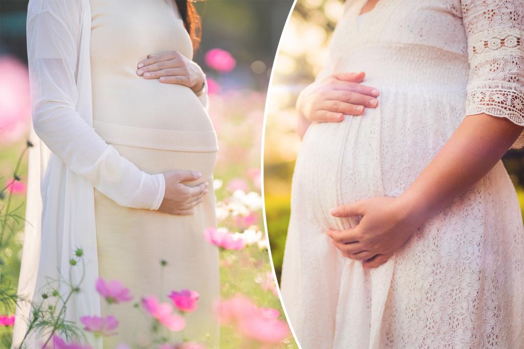 Single Chinese women are doing photoshoots with fake baby bumps