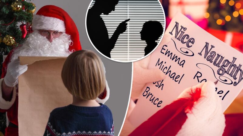 Parents are blaming Santa’s ‘naughty list’ to keep kids in line, poll reveals