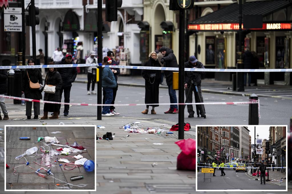 London Christmas horror as driver jumps sidewalk, plows into crowd in West End theater district