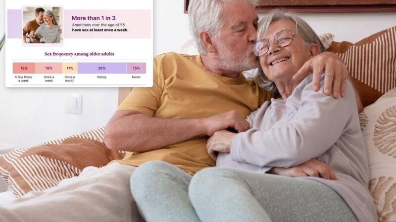 Huge number of elderly are getting freaky — and they say the sex is hotter than ever