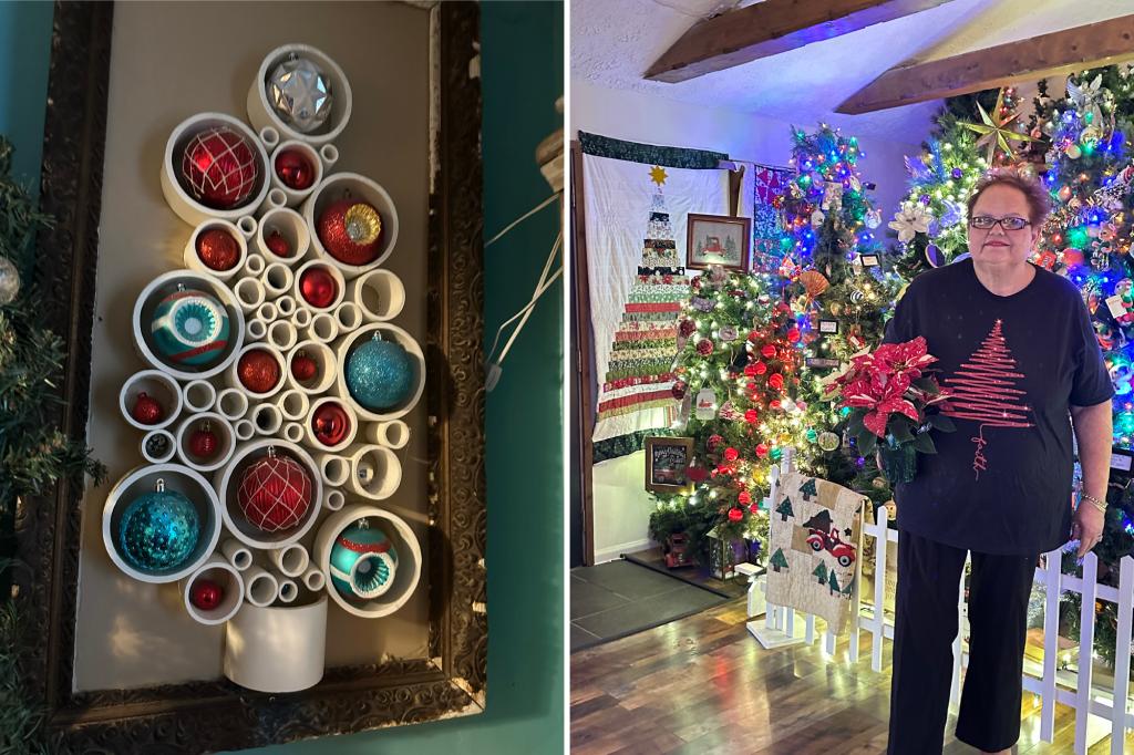 This Ohio woman is rockin’ around her Christmas trees, 727 of them