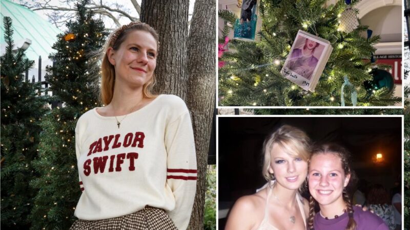 Taylor Swift superfan has all of the 103 ornaments the singer released