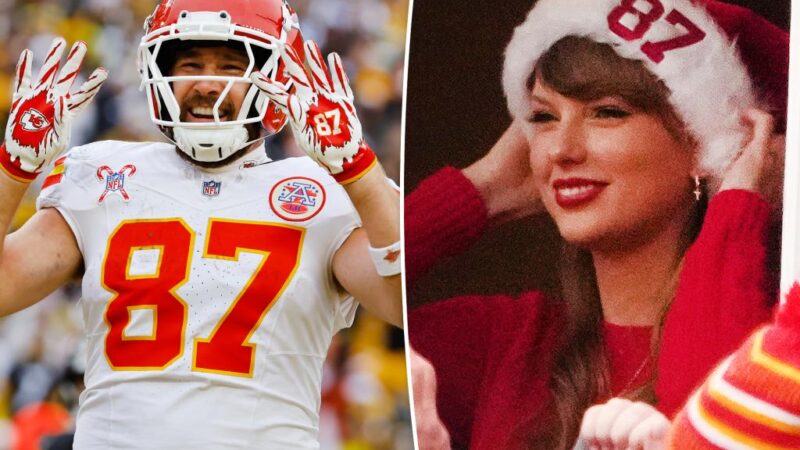 Taylor Swift reacts to Travis Kelce breaking Chiefs touchdown record