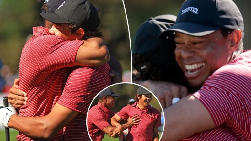 Tiger Woods’ son Charlie nails first hole-in-one at PNC Championship