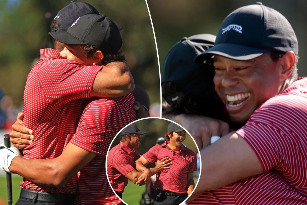 Tiger Woods’ son Charlie nails first hole-in-one at PNC Championship