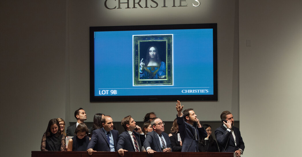 As Art Sales Fall, Christie’s and Sotheby’s Pivot to Luxury