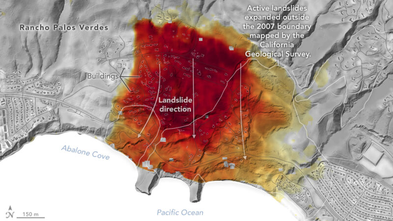 NASA Radar Imagery Reveals Details About Los Angeles-Area Landslides