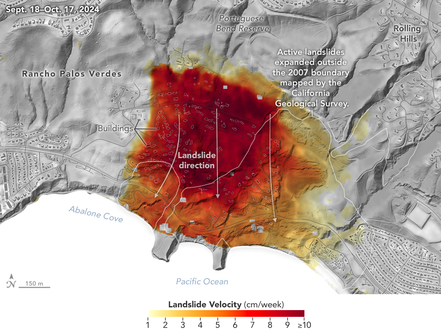 NASA Radar Imagery Reveals Details About Los Angeles-Area Landslides