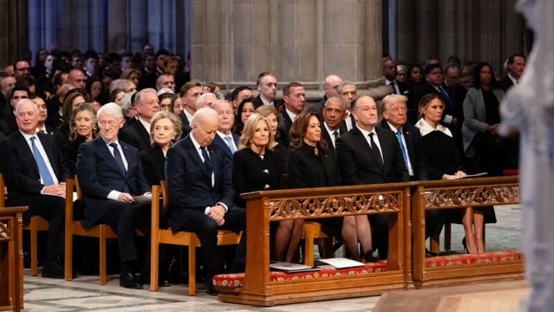 Kamala Harris Shares a Trump-less Photo of Presidents at Jimmy Carter’s Funeral