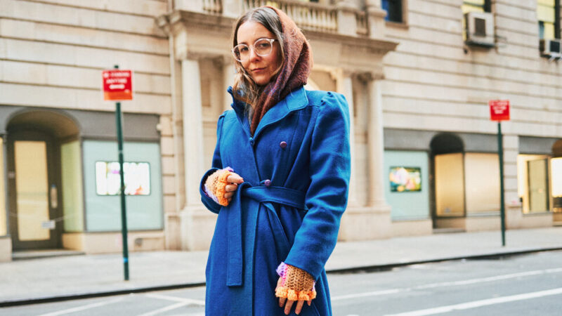 Street Style Trend of the Week: A Colorful Cobalt Coat