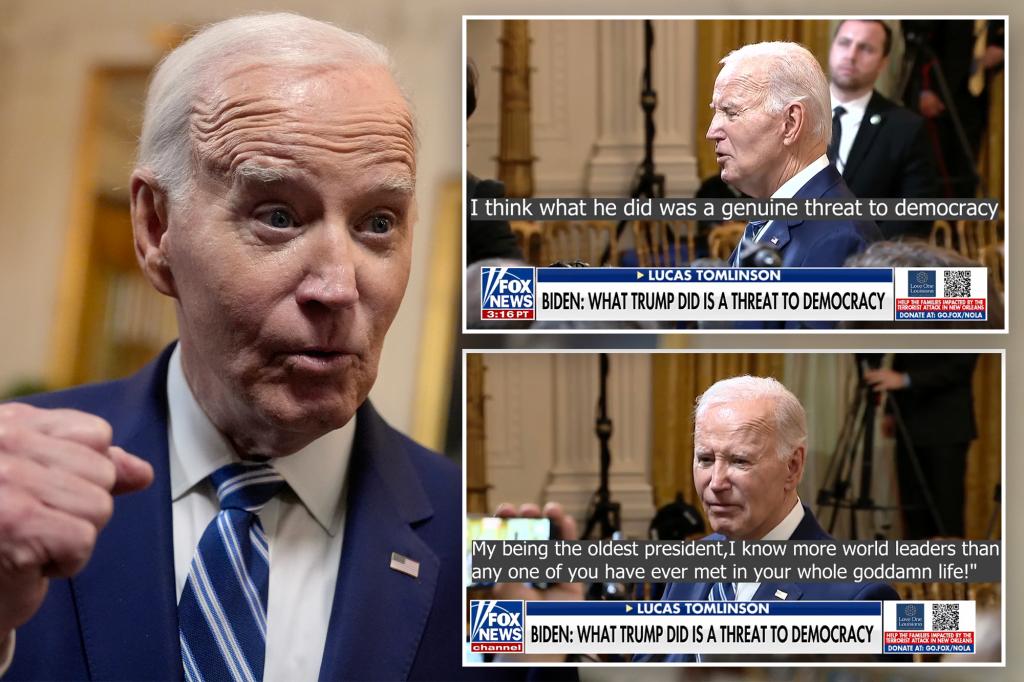 Biden scolds reporters saying he ‘knows more world leaders’ than they do in their whole ‘goddamn’ lives