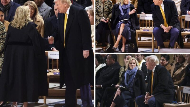 Jill Biden reveals what transpired in viral moment with Trump at Notre Dame Cathedral reopening