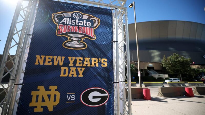 Sugar Bowl CFP game between Georgia and Notre Dame postponed