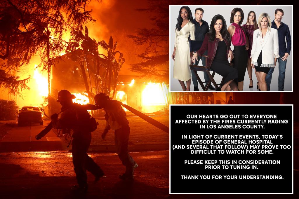 ‘General Hospital’ issues warning about episode amid Palisades Fire