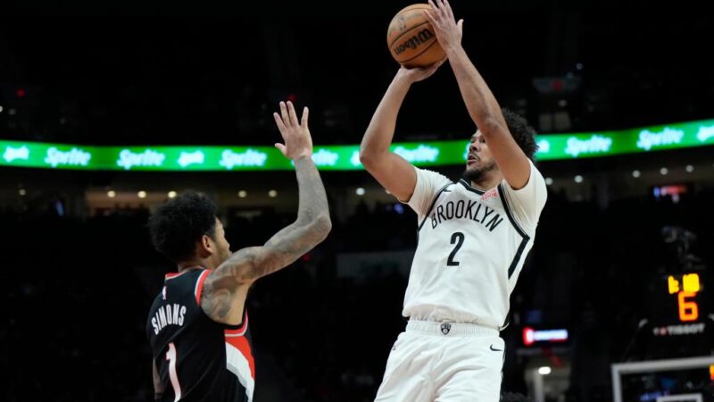 Nets crush Trail Blazers after Cam Johnson’s big night