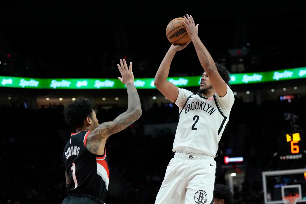 Nets crush Trail Blazers after Cam Johnson’s big night