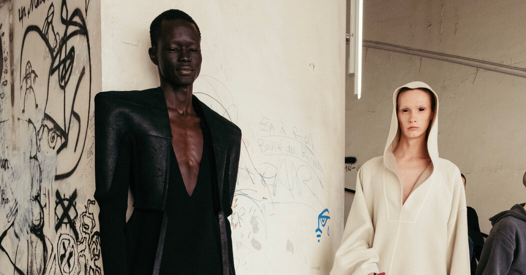 Rick Owens Strips Down for Paris Fashion Week