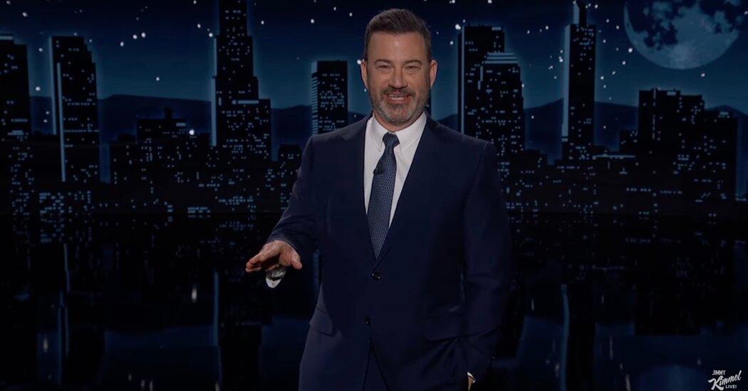 Jimmy Kimmel Mocks Trump Ahead of His L.A. Visit