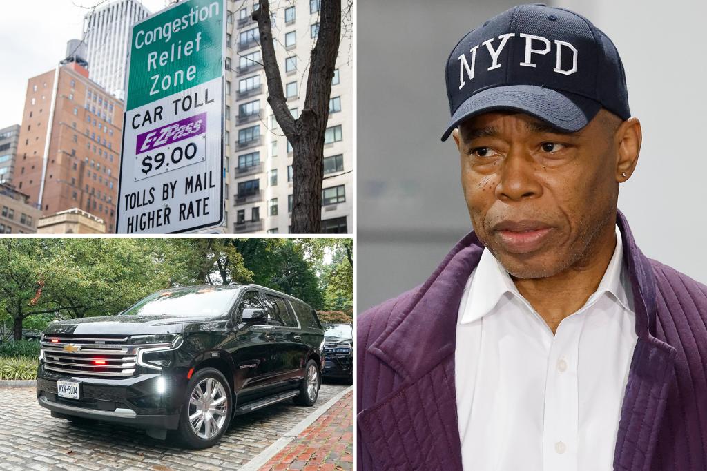 These NYC politicians, including Eric Adams, supported the congestion toll — but they don’t have to pay it: ‘How convenient’