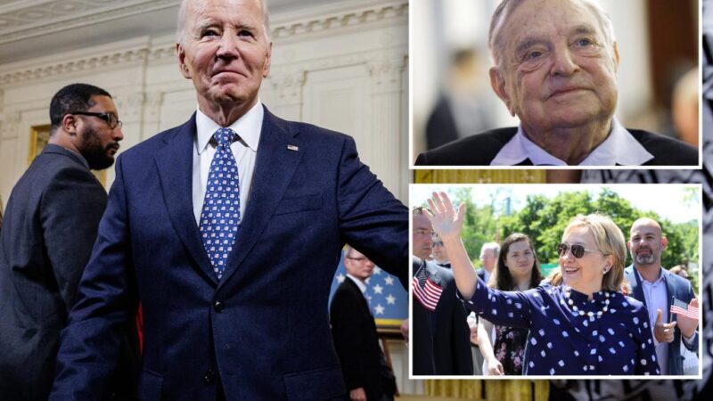 Biden to present George Soros, Hillary Clinton and 17 others the Presidential Medal of Freedom 