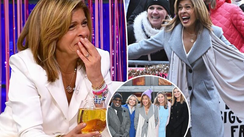 Hoda Kotb spent her last day at ‘Today’ sipping champagne and dancing