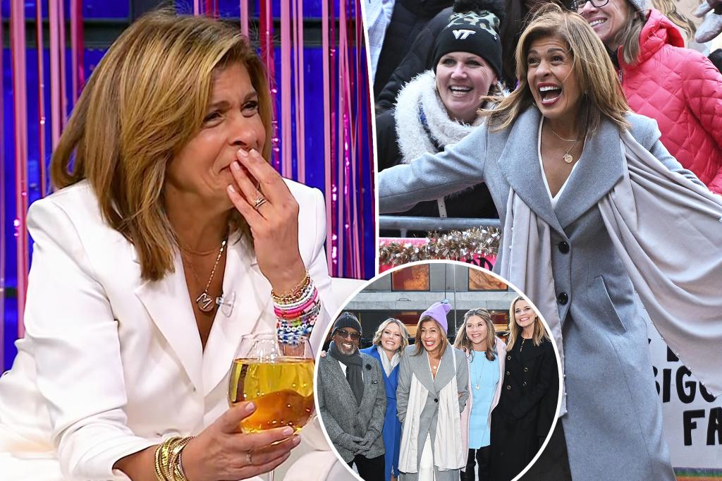 Hoda Kotb spent her last day at ‘Today’ sipping champagne and dancing